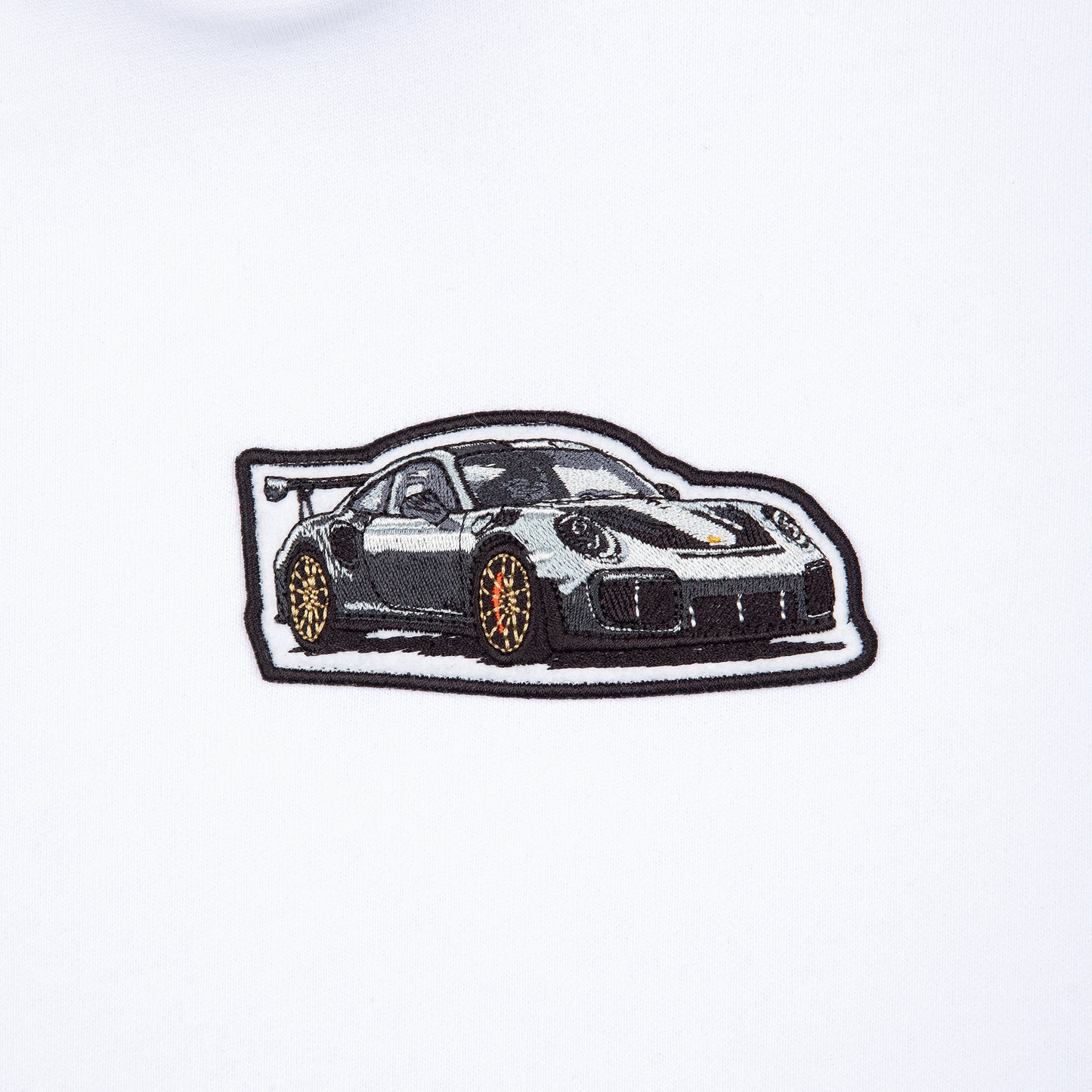 911 GT2 RS Weissach Beyaz Hoodie