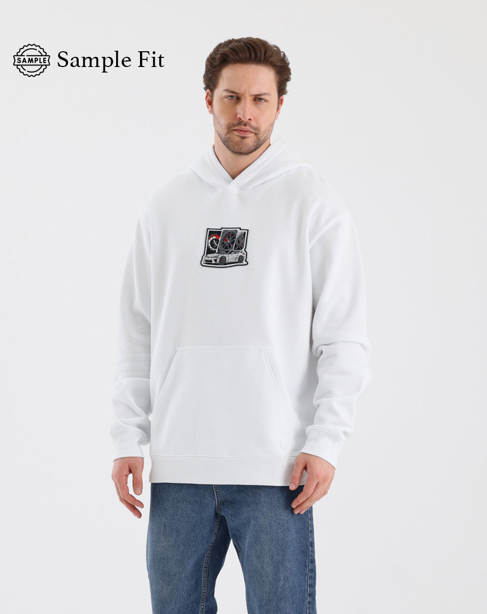 M4 GT3 Beyaz Hoodie