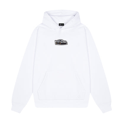 911 GT2 RS Weissach Beyaz Hoodie