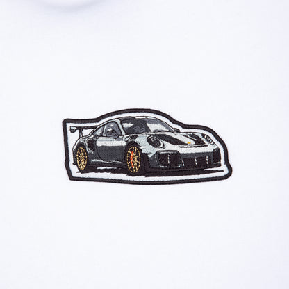 911 GT2 RS Weissach Beyaz Hoodie