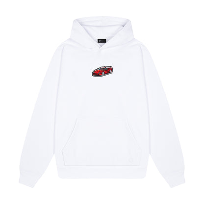 F40 Beyaz Hoodie