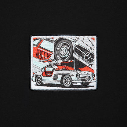 300 SL "Gullwing" Siyah T-Shirt