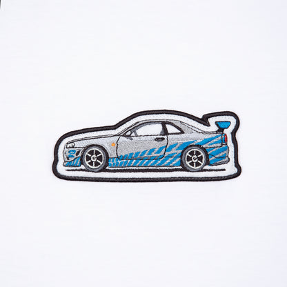 Paul Walker Skyline GTR R34 Beyaz T-Shirt